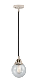 Nouveau 2 One Light Mini Pendant in Black Polished Nickel (405|288-1S-BPN-G204-6)