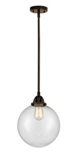 Nouveau 2 LED Mini Pendant in Oil Rubbed Bronze (405|288-1S-OB-G204-10-LED)