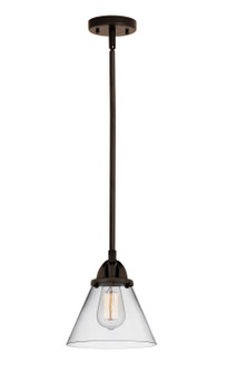 Nouveau 2 One Light Mini Pendant in Oil Rubbed Bronze (405|288-1S-OB-G42)