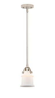 Nouveau 2 One Light Mini Pendant in Polished Nickel (405|288-1S-PN-G181S)