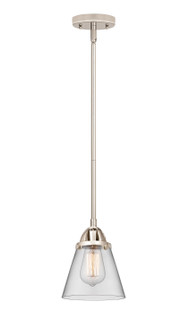 Nouveau 2 One Light Mini Pendant in Polished Nickel (405|288-1S-PN-G62)