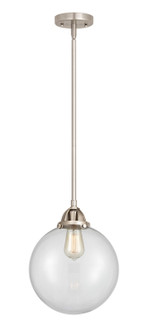 Nouveau 2 LED Mini Pendant in Brushed Satin Nickel (405|288-1S-SN-G202-10-LED)