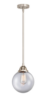 Nouveau 2 One Light Mini Pendant in Brushed Satin Nickel (405|288-1S-SN-G202-8)
