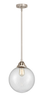Nouveau 2 One Light Mini Pendant in Brushed Satin Nickel (405|288-1S-SN-G204-10)
