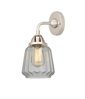 Nouveau 2 One Light Wall Sconce in Polished Nickel (405|288-1W-PN-G142)
