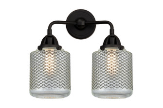 Nouveau 2 Two Light Bath Vanity in Matte Black (405|288-2W-BK-G262)