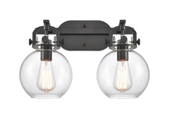 Downtown Urban LED Bath Vanity in Matte Black (405|410-2W-BK-7CL)