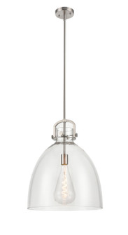 Downtown Urban One Light Pendant in Brushed Satin Nickel (405|412-1S-SN-16CL)
