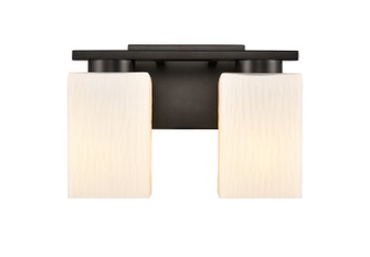 Two Light Bath Vanity in Matte Black (405|419-2W-BK-G4191)