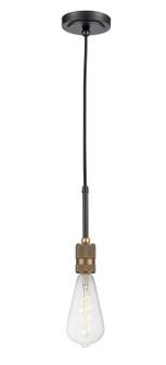 Restoration LED Mini Pendant in Black Antique Brass (405|444-1P-BAB-BB-95-LED)