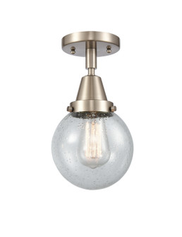 Caden One Light Flush Mount in Antique Brass (405|447-1C-AB-G201-6)