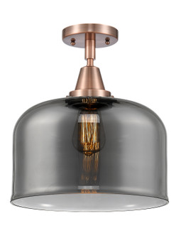 Caden One Light Semi-Flush Mount in Antique Copper (405|447-1C-AC-G73-L)
