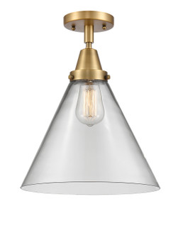 Caden One Light Semi-Flush Mount in Brushed Brass (405|447-1C-BB-G42-L)
