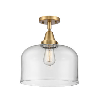 Caden LED Semi-Flush Mount in Brushed Brass (405|447-1C-BB-G72-L-LED)