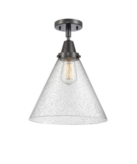 Caden LED Flush Mount in Matte Black (405|447-1C-BK-G44-L)
