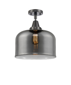 Caden One Light Semi-Flush Mount in Matte Black (405|447-1C-BK-G73-L)
