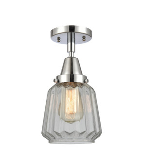 Caden LED Semi-Flush Mount in Polished Chrome (405|447-1C-PC-G142-LED)