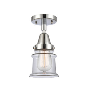 Caden One Light Semi-Flush Mount in Polished Chrome (405|447-1C-PC-G182S)