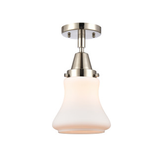 Caden One Light Flush Mount in Polished Nickel (405|447-1C-PN-G191)