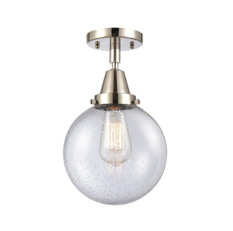 Caden LED Semi-Flush Mount in Polished Nickel (405|447-1C-PN-G204-8-LED)