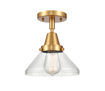 Caden One Light Flush Mount in Satin Gold (405|447-1C-SG-G4474)