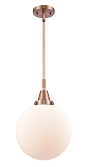 Caden LED Mini Pendant in Antique Copper (405|447-1S-AC-G201-10-LED)