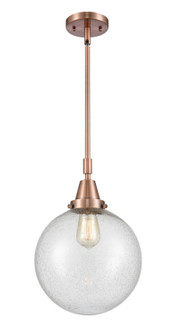 Caden LED Mini Pendant in Antique Copper (405|447-1S-AC-G204-10-LED)
