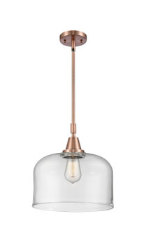 Caden LED Mini Pendant in Antique Copper (405|447-1S-AC-G72-L-LED)