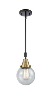 Caden LED Mini Pendant in Black Antique Brass (405|447-1S-BAB-G204-6-LED)