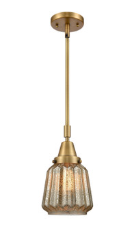 Caden One Light Mini Pendant in Brushed Brass (405|447-1S-BB-G146)