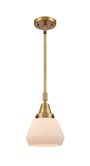 Caden One Light Mini Pendant in Brushed Brass (405|447-1S-BB-G171)