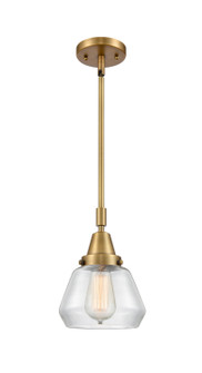 Caden One Light Mini Pendant in Brushed Brass (405|447-1S-BB-G172)