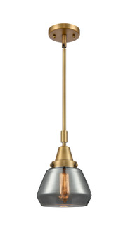 Caden One Light Mini Pendant in Brushed Brass (405|447-1S-BB-G173)