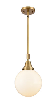 Caden One Light Mini Pendant in Brushed Brass (405|447-1S-BB-G201-8)