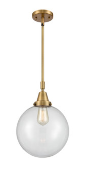 Caden One Light Mini Pendant in Brushed Brass (405|447-1S-BB-G202-10)