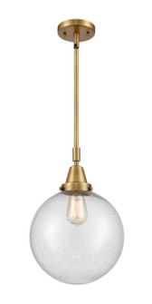 Caden LED Mini Pendant in Brushed Brass (405|447-1S-BB-G204-10-LED)