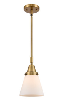Caden One Light Mini Pendant in Brushed Brass (405|447-1S-BB-G61)