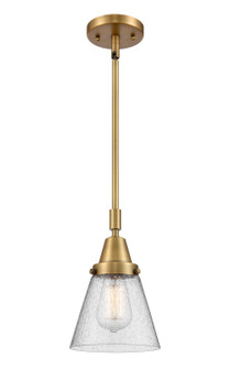 Caden One Light Mini Pendant in Brushed Brass (405|447-1S-BB-G64)