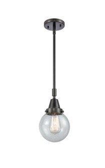 Caden LED Mini Pendant in Matte Black (405|447-1S-BK-G204-6-LED)
