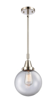 Caden One Light Mini Pendant in Polished Nickel (405|447-1S-PN-G202-8)