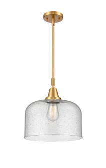 Caden LED Mini Pendant in Satin Gold (405|447-1S-SG-G74-L-LED)