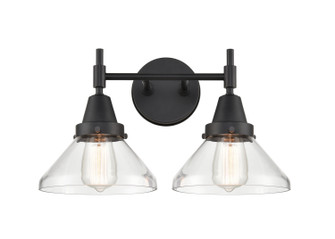 Caden LED Bath Vanity in Matte Black (405|447-2W-BK-CL-LED)