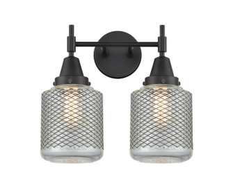 Caden LED Bath Vanity in Matte Black (405|447-2W-BK-G262-LED)