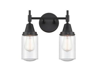 Caden Two Light Bath Vanity in Matte Black (405|447-2W-BK-G314)
