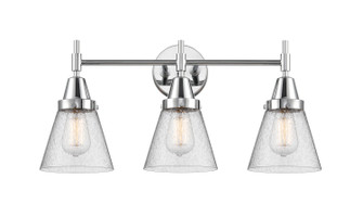 Caden Three Light Bath Vanity in Polished Chrome (405|447-3W-PC-G64)