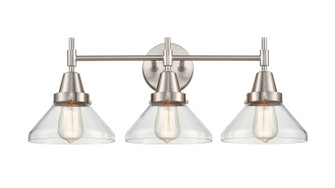 Caden Three Light Bath Vanity in Satin Nickel (405|447-3W-SN-G4472)