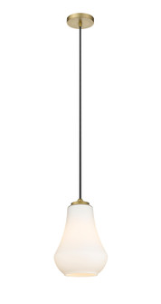 Auralume LED Mini Pendant in Brushed Brass (405|490-1P-BB-G571-7-LED)