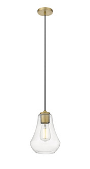 Auralume LED Mini Pendant in Brushed Brass (405|490-1P-BB-G572-7-LED)