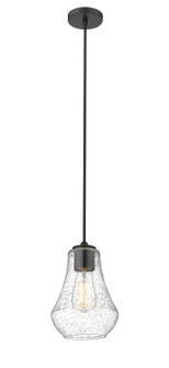 Auralume One Light Mini Pendant in Matte Black (405|490-1P-BK-G574-7)