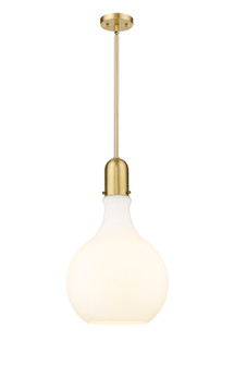Auralume One Light Pendant in Satin Gold (405|492-1S-SG-G581-14)